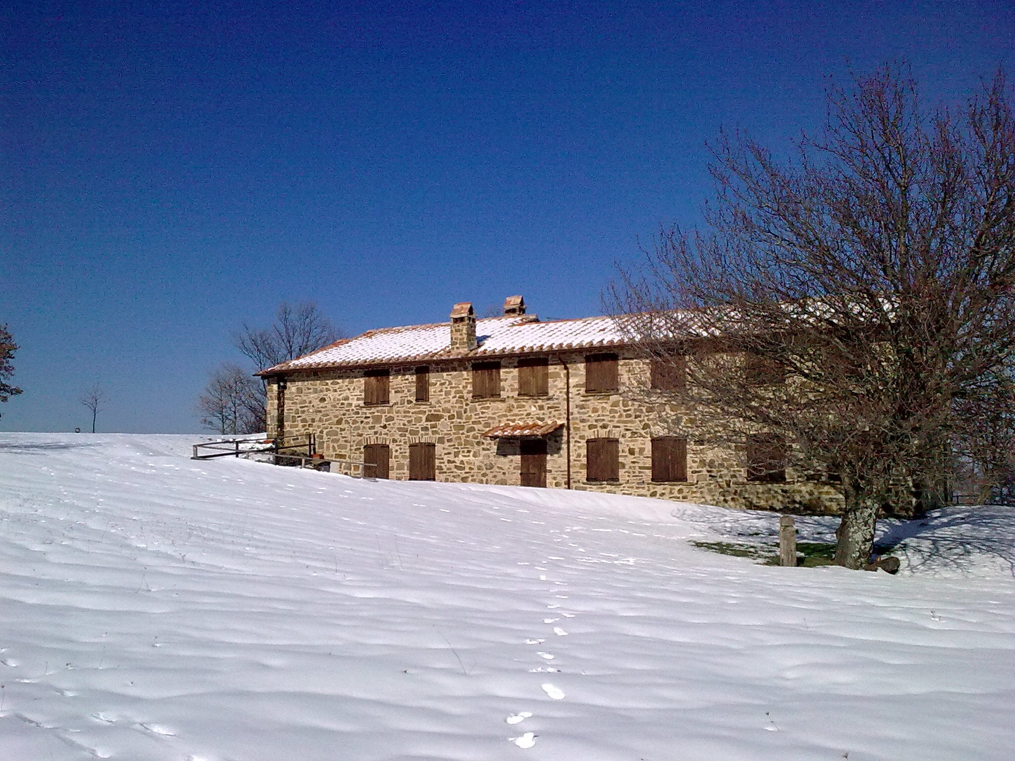 Trekking sul Monte Amiata poggiobello neve2