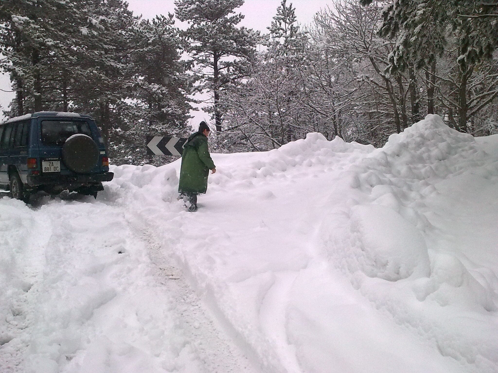 Trekking sul Monte Amiata poggiobello neve3