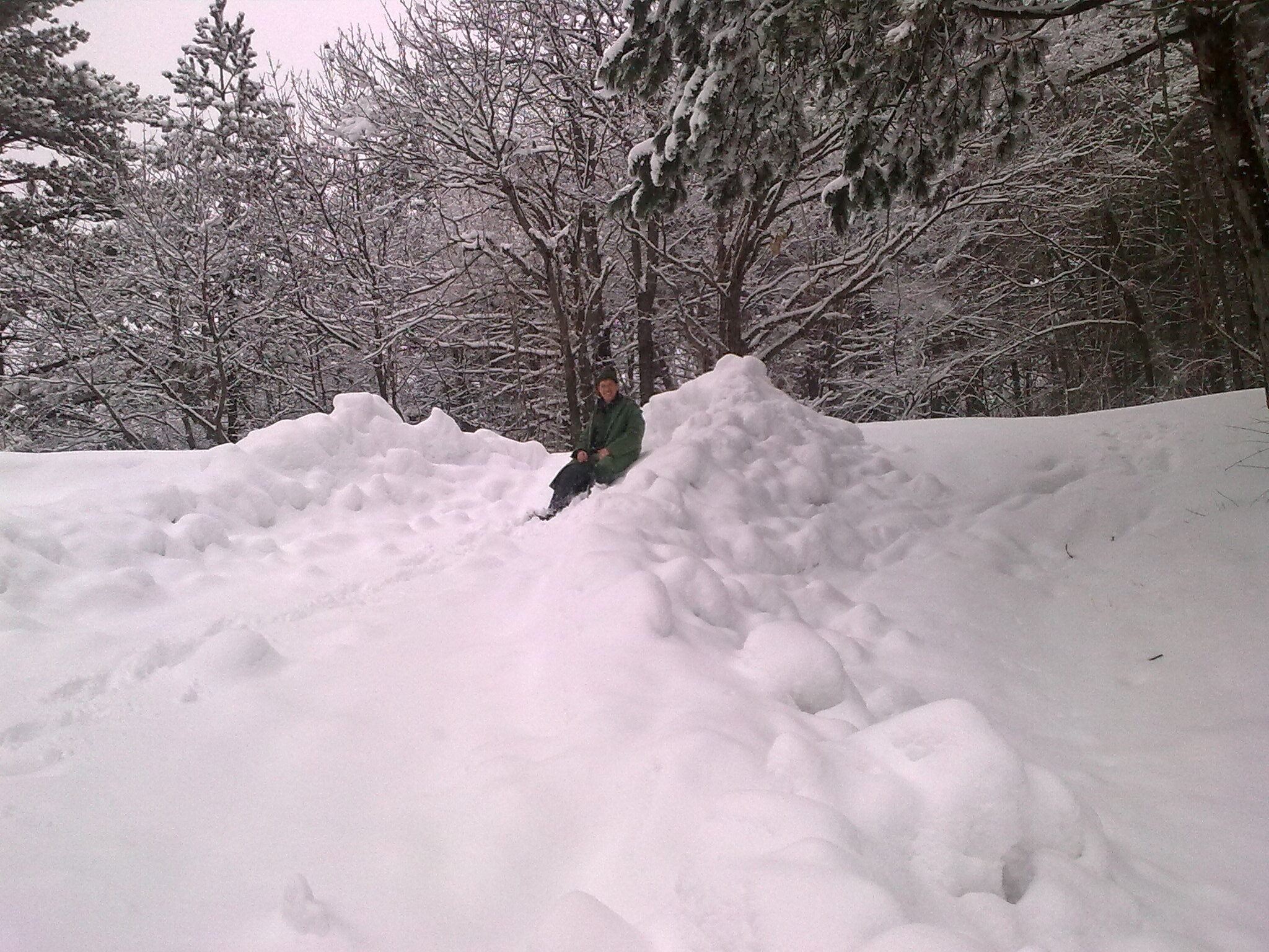Trekking sul Monte Amiata poggiobello neve4