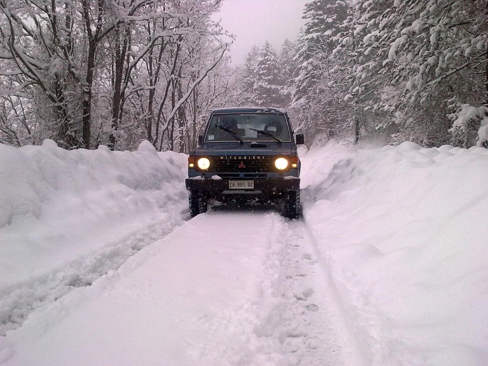 Trekking sul Monte Amiata poggiobello neve6